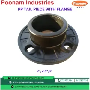 PP Tail Piece With Flange Pl