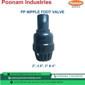 PP Nipple Foot Valve
