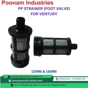 PP Strainer Foot Valve For Ventury