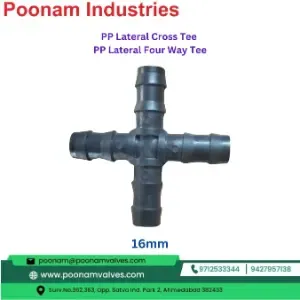 PP Lateral Cross Tee Four Way Tee