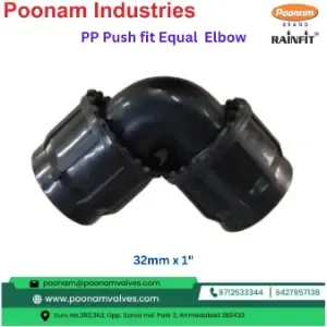 PP Pushfit Equal Elbow 1 32mm
