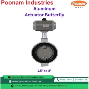 PP Aluminum Actuator Butterfly 2 To 8
