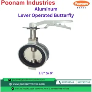 PP Aluminum Leaver Butterfly 1 5 To 8