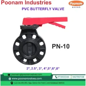 PP PVC Butterfly Valve
